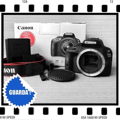 CANON EOS 100D - DIE KOMPAKTESTE SPIEGELREFLEXKAMERA DER WELT, MIT NUR 3.550 AUSLÖSUNGEN