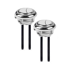 Dual Push Flushing Toilet Button, 2 Pack Toilet Flush Button, Toilet Tank But...