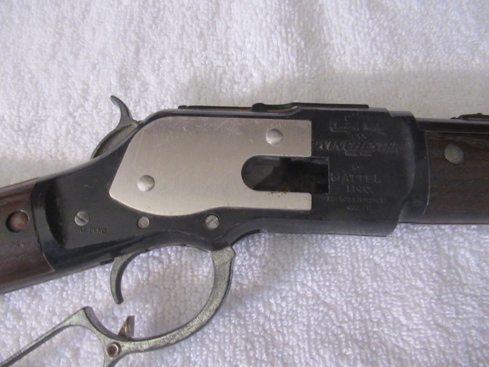 De Colección Mattel WINCHESTER SHOOTIN' SHELL Gorra Pistola Rifle Juguete Palanca Acción Trabajo Parcial Foto 4 de 4