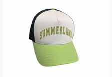 Nahmias Summerland Trucker Hat Green and White One Size Fits Most Snapback NWT