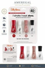 SALLY HANSEN INSTA DRI QUICK DRY NAIL POLISH -4 PIECES DRIES IN 60 SECONDS