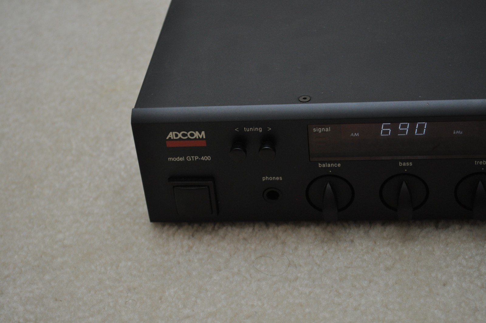 Adcom GTP-400 Preamp / Tuner - Professionally Tested & Upgraded (Bourns)