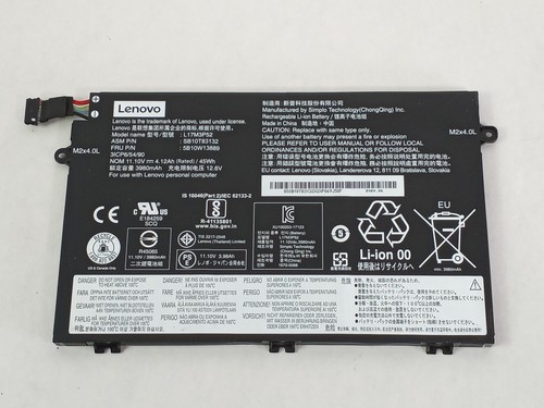 Lenovo 5B10W13889 3980mAh 3-Zellen Laptop-Akku Für ThinkPad E480 E580