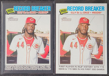 ELLY De La CRUZ 2-CARD LOT 2026 Topps Heritage DARK GRAY Border/Base #233 REDS