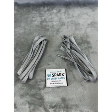 Spark By Derby Laces Silver 84 Inches / 213 cm NEW