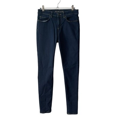 Michael Kors Womens Size 4 Izzy Skinny Jeans Dark Blue Denim Stretch