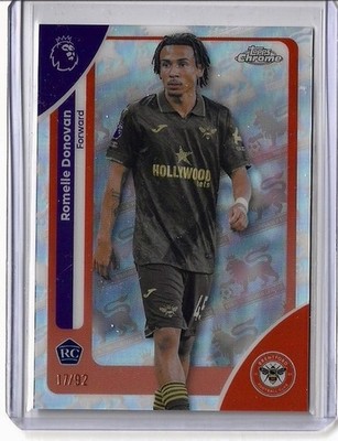 2026 Topps Chrome Romelle Donovan Retrofractor SP RC 17/92 Brentford