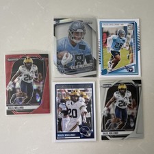 Kalel Mullings Rookie Lot 5 Cards Prizm Donruss Score Titans Wolverines 2025