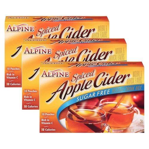 Alpine Cider Sugar Free Spiced Apple Cider 10 pouches