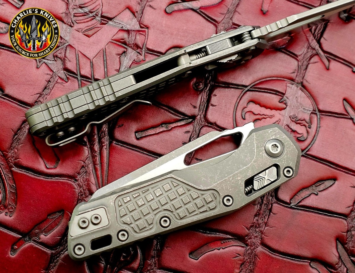 Microtech MSI RAM-LOK Marfione Select Frag Titanium Handles