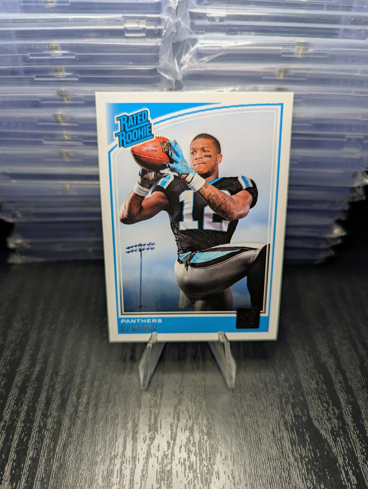 2018 Panini Donruss - Rated Rookie D.J. Moore #316 (RC)