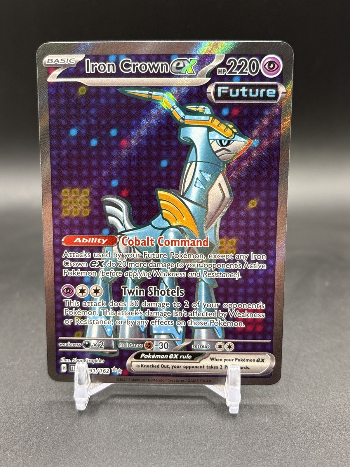 Pokémon TCG Iron Crown Ex 191/162 Temporal Forces Ultra Rare (English) - NM