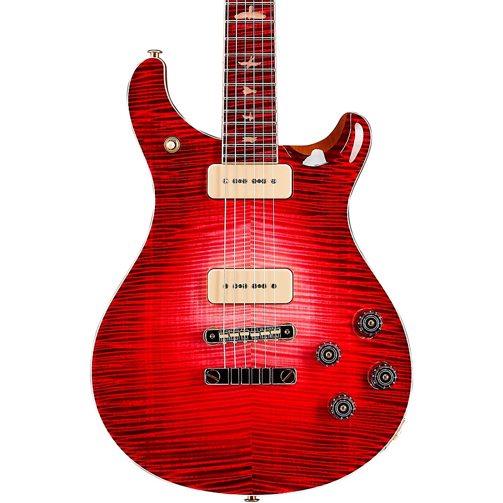 PRS Private Stock McCarty 594 с электрогитарой P90s Blood Red Glow