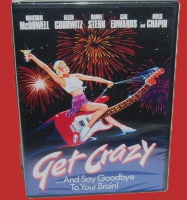 NEW RARE OOP KINO LORBER MALCOLM MCDOWELL GET CRAZY CULT MOVIE DVD 1983