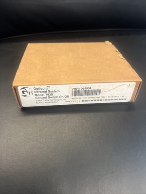 GTT Opticom Infrared System 793S Control Switch On/Off Ships Free