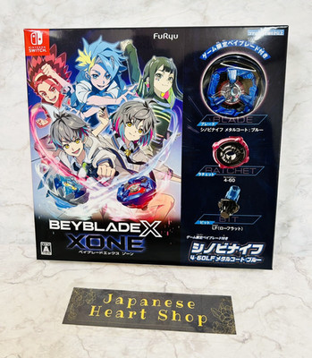 NEW BEYBLADE X XONE Switch Game Software & Shinobi Knife 4-60LF