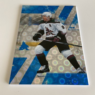 NHL Card-Clayton Keller-Blue Radiance xxx/100-SPx 2023-24-Coyotes 
