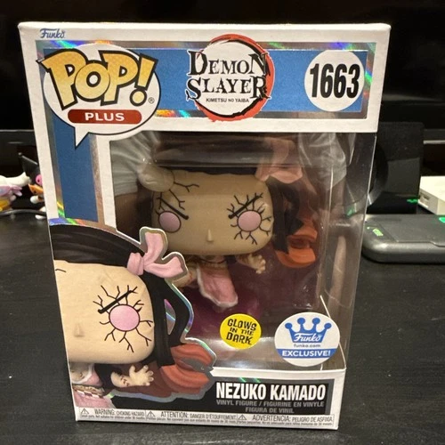 Funko Pop! PLUS Demon Slayer Nezuko Kamado GITD GLOW #1663! Exclusive