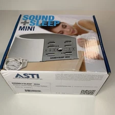 ASTI Sound + Sleep Mini ASM1014 Digital Sound Sleep Machine 48 Sounds Timer