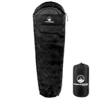 Mummy Sleeping Bag Adult Cold Weather 10°F Camping Hiking Water Resistant Black