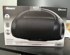2Boom Bluetooth Boombox Speaker 3W RMS, FM Radio, True Wireless Stereo, Black