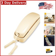 Timeless TRIMLINE 210 Corded Home Phone - Easy Setup, Redial  Volume Control