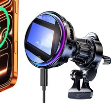 for MagSafe Car Mount Charger TEC Fan Cooling Magnetic Wireless Car Charger