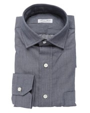 NWT SALVATORE PICCOLO DRESS SHIRT Napoli cotton handmade luxury Italy 40 15 3/4