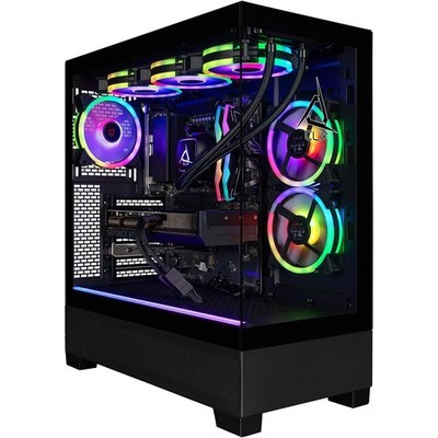 CLX SET Liquid Cooled Gaming Desktop Computer, AMD Ryzen 7 9800X3D 4.7GHz, 32GB