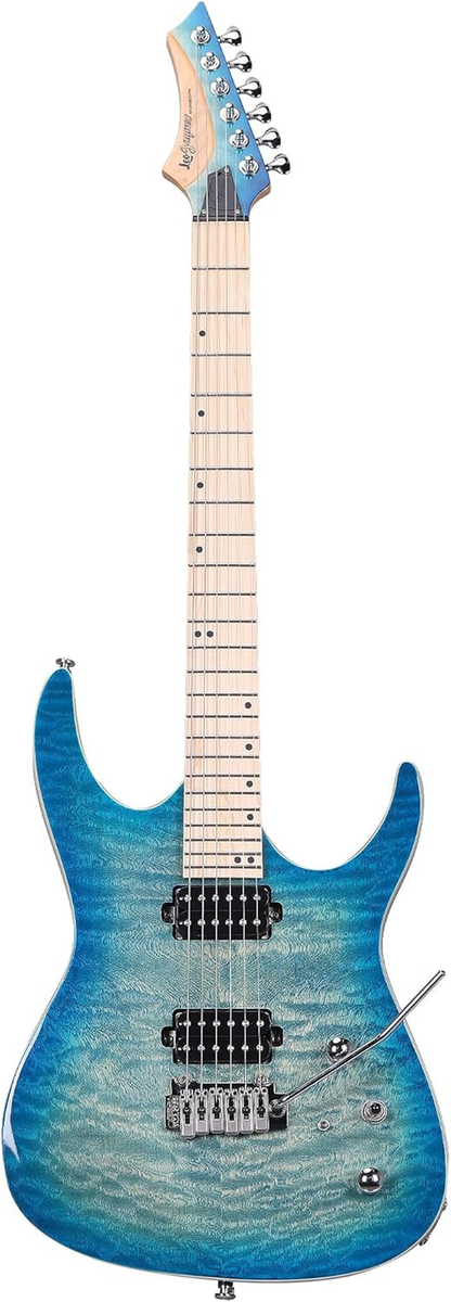 Leo Jaymz Tempest 6-String Electric Guitar Tempest Blue Ocean