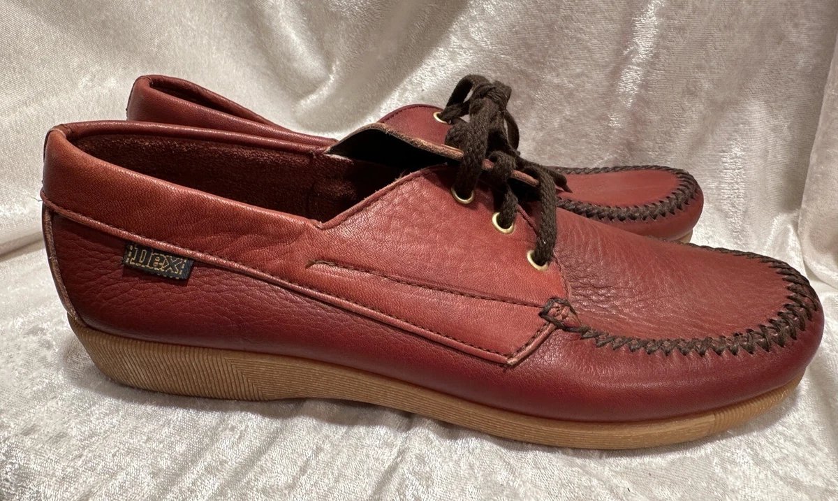 Dexter genuine leather lace up oxford loafers New Dexter 7.5M brown made in USA woven | Mercari main image 2