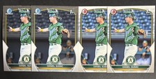 (4) 2023 DANIEL SUSAC 1st Bowman Chrome Rookie RC #BCP-5 San Francisco Giants