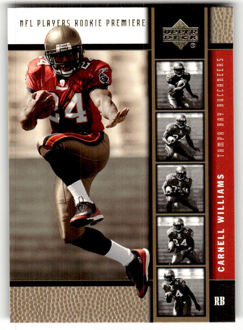 2005 Upper Deck Rookie Premiere Carnell Williams Gold #4