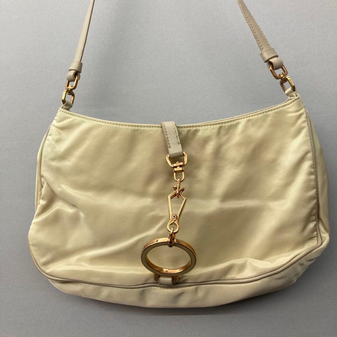 PRADA Nylon One Shoulder Bag Triangle Logo thumbnail 11