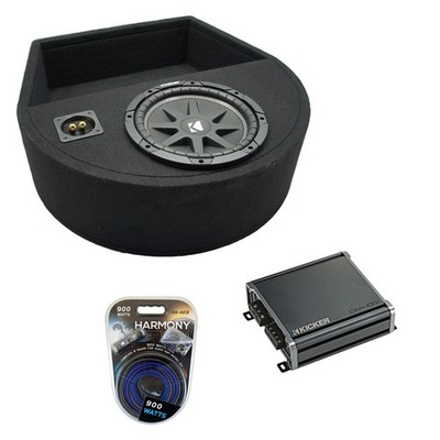 Universal Replacement Spare Tire Well Kicker Comp C10 Single 10 Sub Box CXA400.1