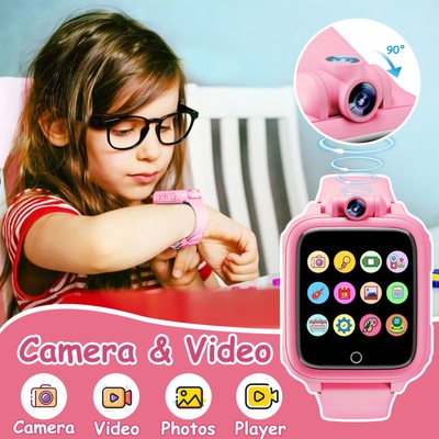 Smartwatch Bambini ELEJAFE 2024 - 24 Giochi, Telecamera, Chiamate SOS, Regalo Perfetto 3-12 Anni - Foto 4