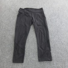Lululemon Pants Womens 8 Black Capri Leggings Yoga Athletic Gym Running