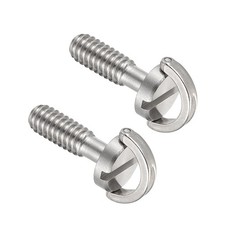 2Pcs 1/4" Male Mounting Screw Adapters Slotted Camera Tripod 0.79" Length DIY