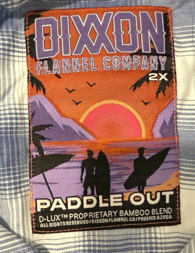 NWT DIXXON Flannel Company Men’s Bamboo Blend Button Up Short Sleeve Shirt 2X image 9