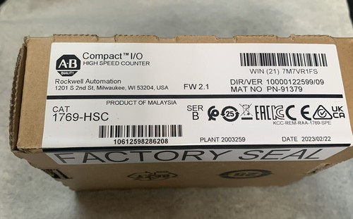New Factory Sealed AB 1769-HSC SER B CompactLogix Counter Module