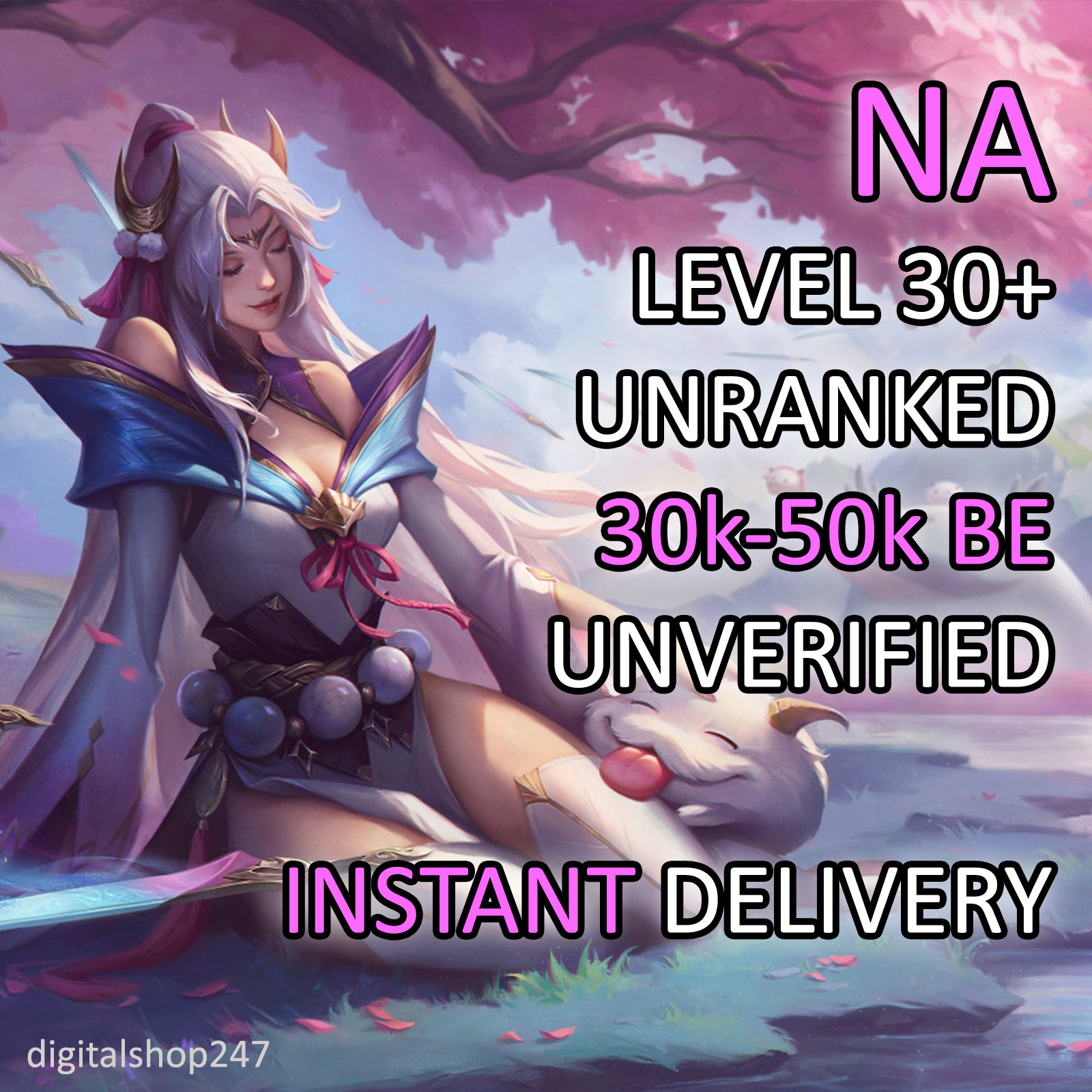 LoL Account NA Level 30 Smurf League of Legends 30-50K BE Unranked North  America – St. John's Institute (Hua Ming)