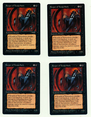 MTG Reserved List Keeper of Tresserhorn Magic The Gathering Alliances X4  Cards | eBay