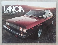 Lancia Beta Coupe Brochure Leaflet 1978 - 1800