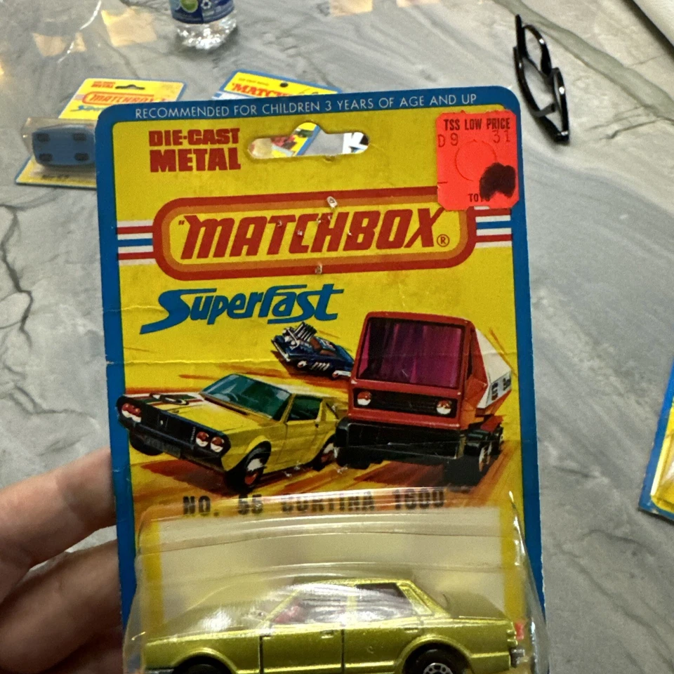 Matchbox Superfast Ford Cortina 1600 - No. 55 - Blister vintage 1976 Foto 3 de 4