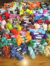 Needloft Plastic Canvas Yarn Lot Of 4 - 10 Yds 2 Ply 100 Nylon You Pick Color