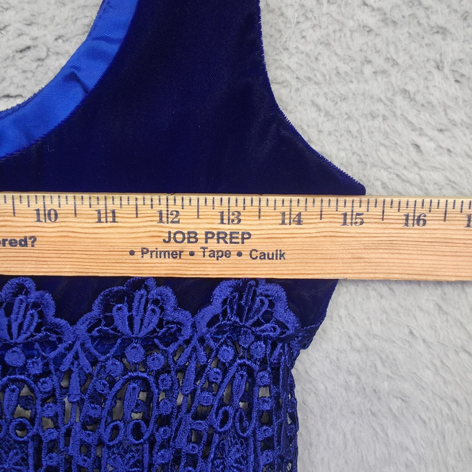 Maxi Vestido Regencycore Mujer 5/6 Terciopelo Encaje Capricho Y2K Cuento de Hadas Baile de graduación LEER Foto 3 de 4