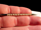 Pearls 3" Long - Bba-46 Vintage Brooch Pin With Faux