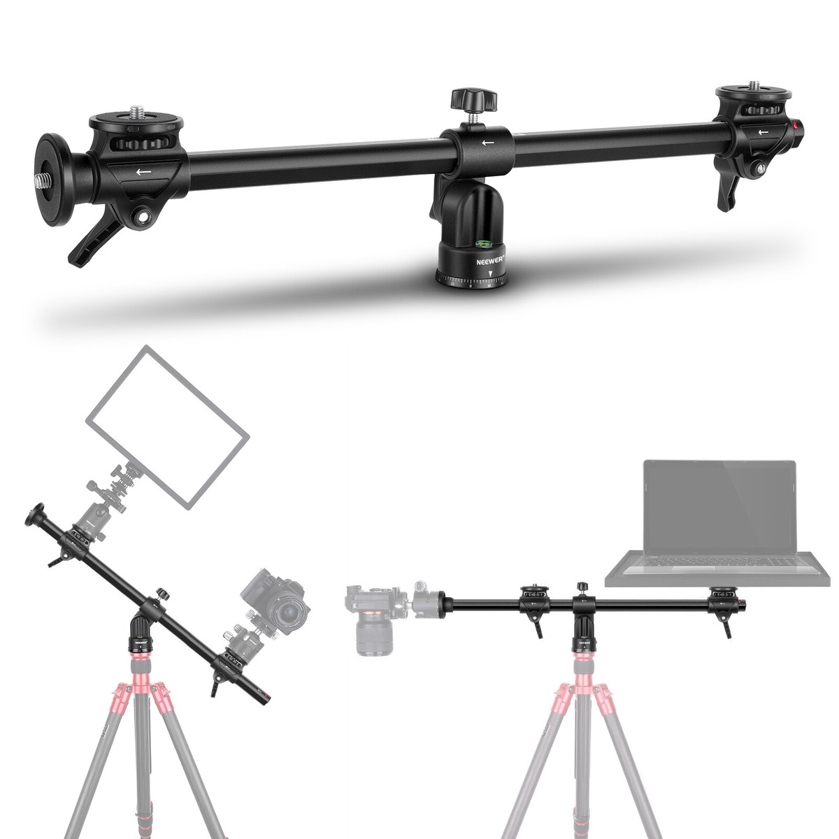Neewer Best Tripod For Slider NEEWER Carbon Fiber Camera Slider