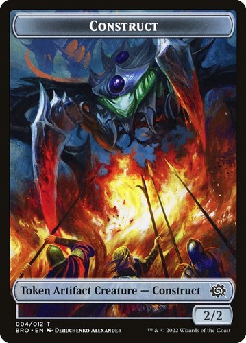 mtg cards that make construct tokens Token Pack: token, Powerstone token, Thopter token for M The Adventurer's Press CONSTRUCT TOKEN x4 (#04/12) mtg