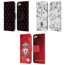 PERSONALIZED LIVERPOOL FC LOGO 1 PU LEATHER BOOK CASE FOR APPLE iPOD TOUCH MP3